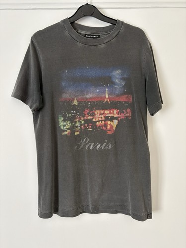 Balenciaga paris print shirt - print, t-shirt