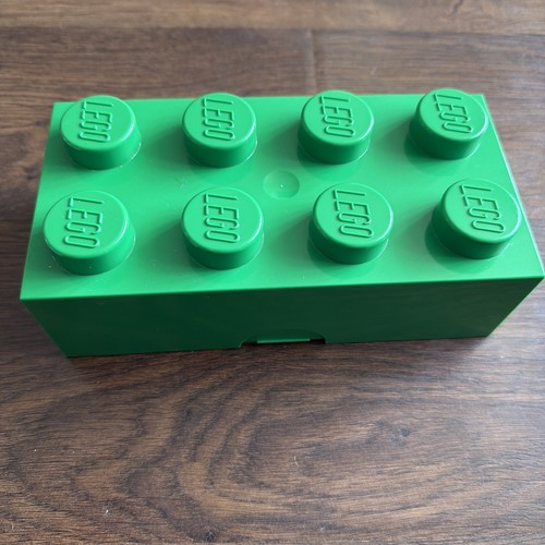 Lego lunch box green - lunch, knobs