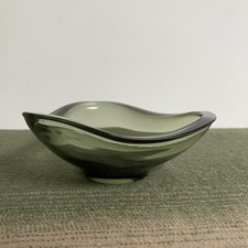Zabkowice Glassworks pressed glass bowl,  Jan Sylwester Drost, c1970s - 16.5cm