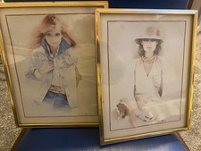 Vintage Retro Pair Gold Framed