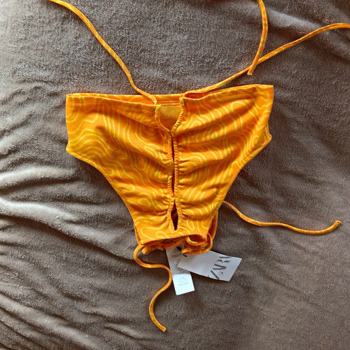 Zara orange abstract - xs,