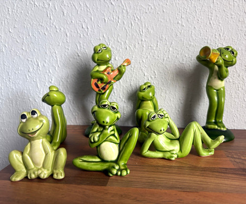 Set handpainted porcelain - 7,