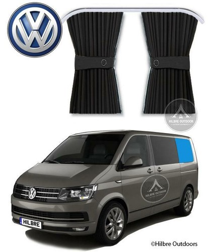 Curtain kit black - vw, t5