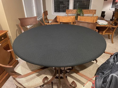 Black felt table - for, 42"