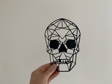 Geometric Skull Wall Art Decor
