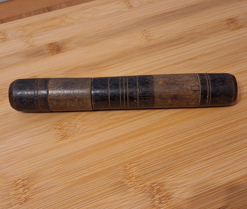 Antique wooden etui case - wooden,