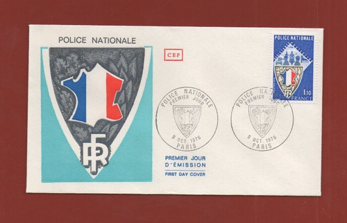 Fdc 1976 the national police - 1976,