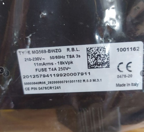 Control mg569 bwzg l for - control, mg569-bwzg