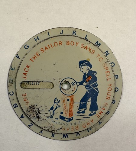 Vintage cracker jack tin - cracker,