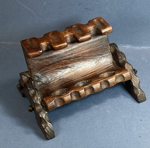 Vintage carved wooden - carved,