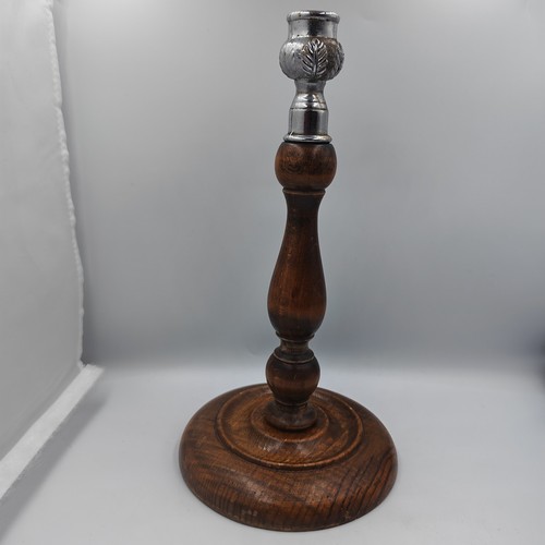Vintage turned wood single