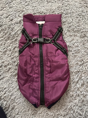 Purple fleece lined dog - purple,