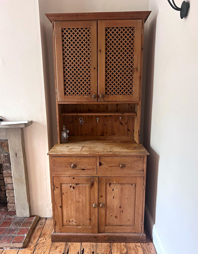 Freestanding pine dresser - freestanding,