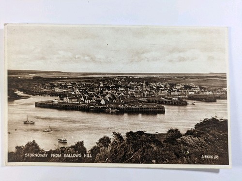 Postcard 1930s stornoway from - postcard,
