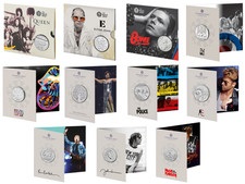 2020-2025 Music Legends £5 Coin Five pound Queen Elton John David Bowie The Who
