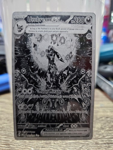 Custom metal pokemon cards - custom,