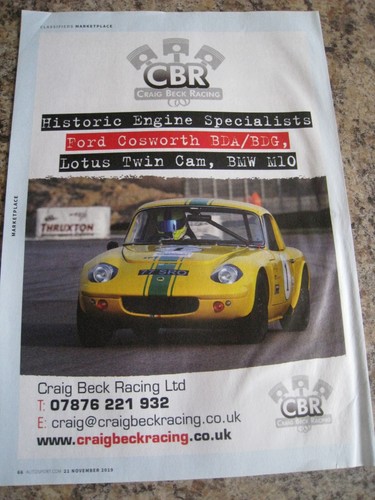 Cbr historic engine - historic,