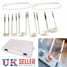 6 Coils 2 Wires Kit Flameless Induction for Ductor Magnetic Heater Auto UK