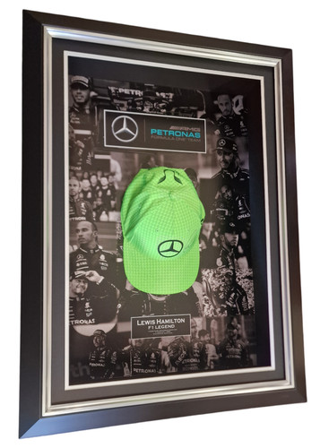 Framed lewis hamilton signed - lewis,