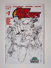 Young Avengers 1 2005 Key 1st Appearance Rare Wizard World Sketch Variant