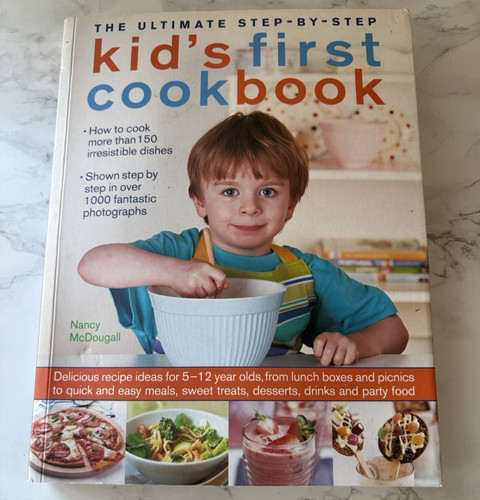 Kids first cook book - book, step