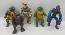 5 x various Teenage Mutant Ninja Turtle figures Mirage Studios 1988