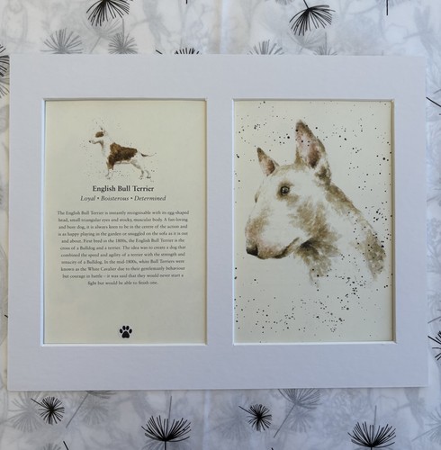 Mounted dog print page art - dog,