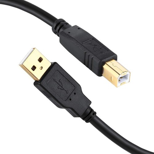 Usb printer lead black - printer,