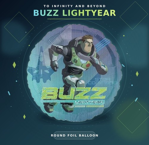 Buzz lightyear foil helium - buzz,