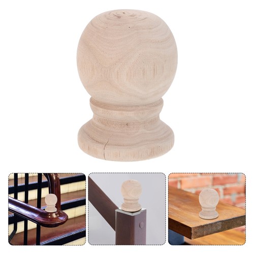 Pcs unfinished wood finials - 8,