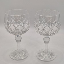 Pair of Tudor Crystal Hand Cut