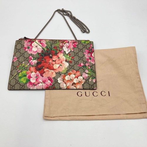 Gucci blooms flower clutch - gucci,