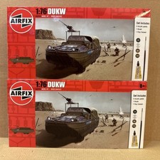 2 x AirFix 1:72 DUKW Army