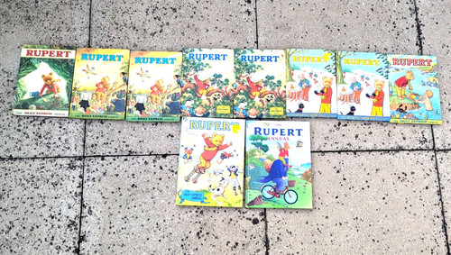 Rupert bear annuals - job, lot