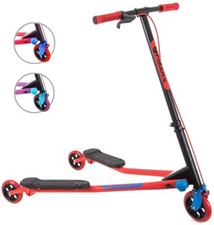 Yvolution Y Fliker Air A3 Scooter - Drifting Wiggle Carving Scooter - Red Medium