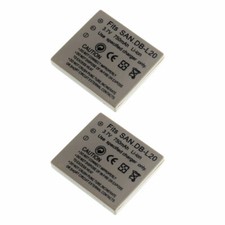 2x 3.7v Battery For DB-L20 Sanyo Xacti VPC-CA6 VPC-CA8 VPC-CA9 VPC-CA65 VPC-CG5