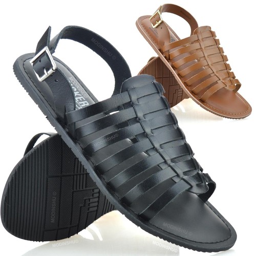 Mens leather walking - walking, summer