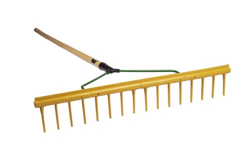 Tooth polypropylene rake - 16-tooth,