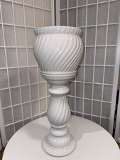 Vintage White Pedestal