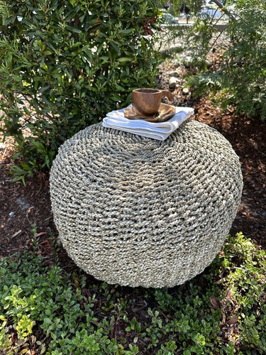Natural woven seagrass - natural,