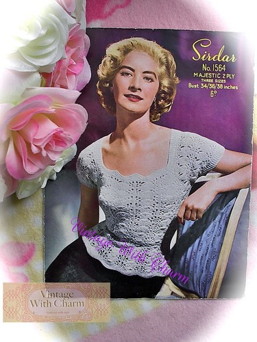 Vintage 1950s knitting pattern - 1950s,