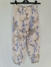 Hollister Women Jogging Bottoms Tie Dye Ultra High Rise Blue Beige Brown Small