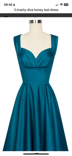 Trashy diva honey teal - diva,, dress