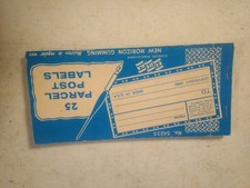 Vintage parcel post - post, gummed