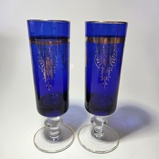 Gilded Blue Cobalt Venetian