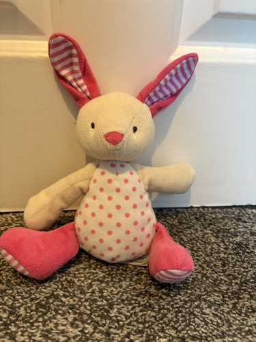 Mothercare pink spotty bunny - ,