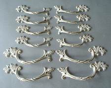 Vintage Set of 12 Decorative Metal Pull Drawer Handles - from Dressing Table ??