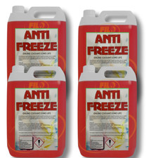 Filo Red Antifreeze Coolant for Car 4x5L - Engine Coolant for Summer & Winter