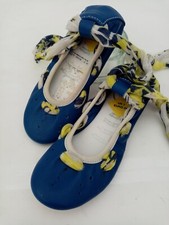 Girls Shoes Size 7 Blue Yellow
