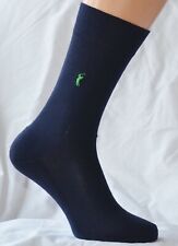 M&S Mens Cotton Cushioned / Padded Navy Blue Golf Socks Size 6-71/2 New  2 PAIRS